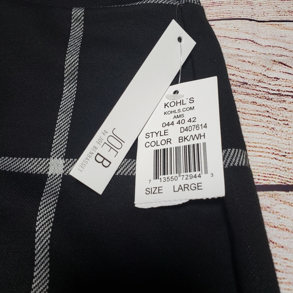 Black Skirt NEW - Joe B by Joe Benbassett Pencil Skirt Size Large NWT - Picture 2 of 5